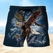 Eagle Mens Boardshorts, American Eagle Mens Shorts, Gifts For Men Eagle Swim Shorts