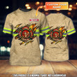 Firefighter S3 Personalized Name 3D Tshirt