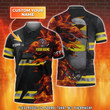 Firefighter Tt1 Personalized Name 3D Polo Shirt