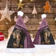 Dachshund Love Never Walk Alone 3D Christmas Hat 1303