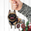 French Bulldog Love Dog Wood Ornament 1437