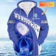 Dolphin TD1234 Personalized 3d Zipper Hoodie