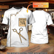 Barber Shop Zz15 Personalized Name 3D Tshirt (non workwear)