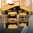 School Bus - Personalized Name 3D T-Shirt - TD96 102