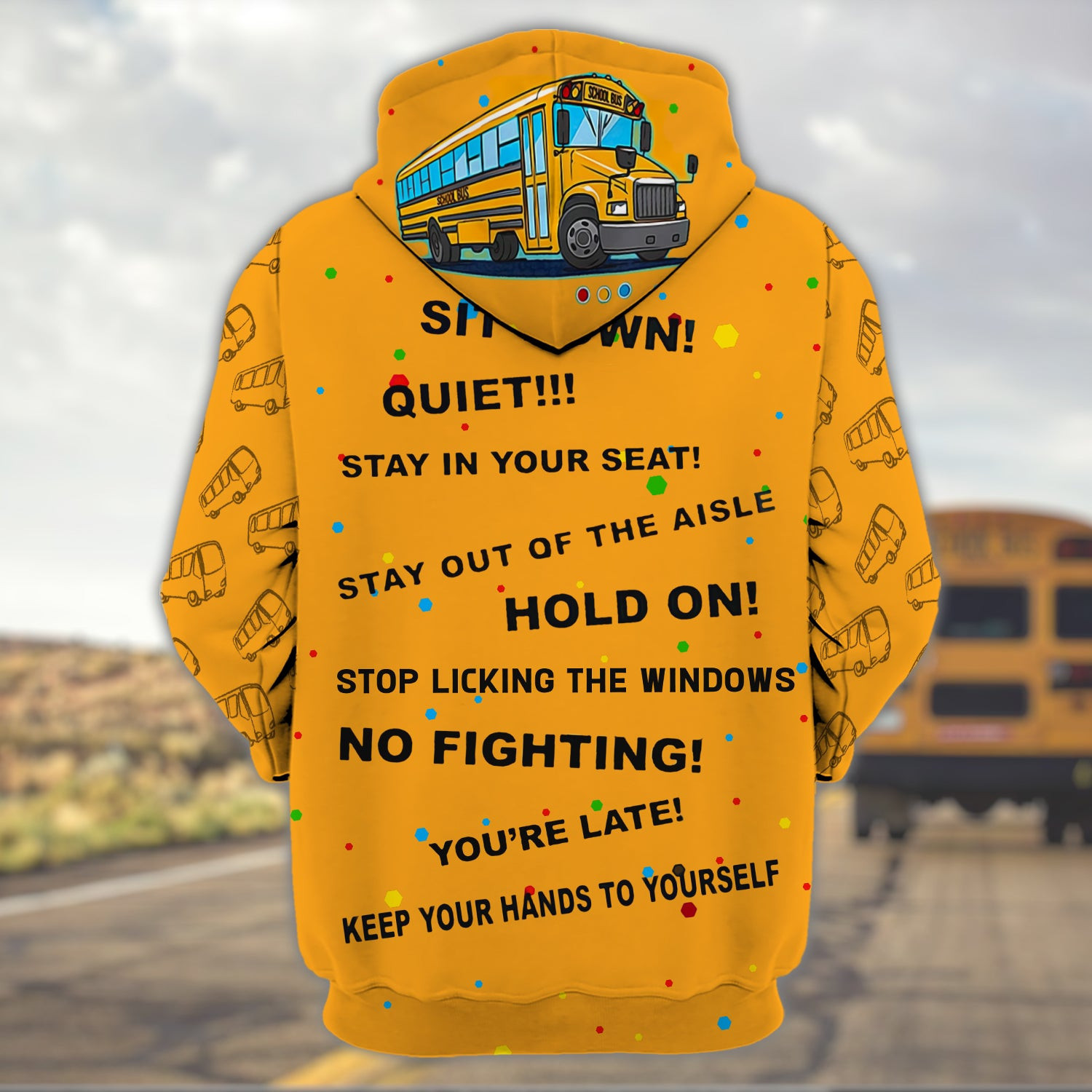 All About That Bus - Personalized Name 3D Zipper hoodie 135 - TD96