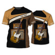 Guitar Tee Shirt Custom 3D Full Printed Guitar Tshirt, 3D Shirt For Guitar Men, Gift To Guitarist