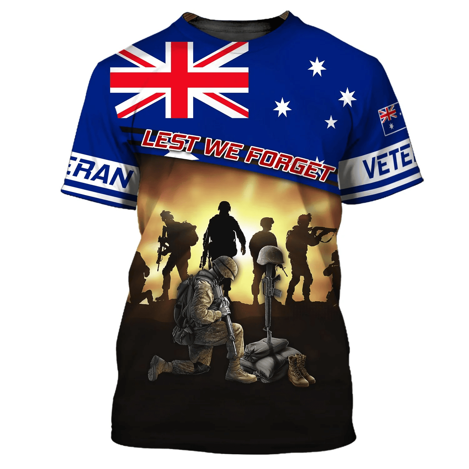 Lest We Forget - Australia 912 - 3D Tshirt - TT99