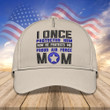 Custom Embroidery Cap - U.S Armed Force - Proud Air Force Mom - Gifts For Mom