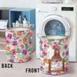 Chicken Floral Laundry Basket - Just A Girl Who Loves Chickens
