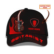 Guitar Electric Red Baseball Cap Guitarist Classic Cap