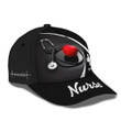Nurse Heart 3D Classic Cap Nurselife Custom Name Baseball Cap
