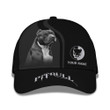 Pitbull Lover Personalized Name Ball Cap