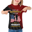 I Am A Veteran's Granddaughter 3D Kid Shirt