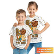Personalized Love 1st Grade 3d Kid Shirt