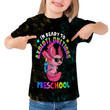 I'm Ready To Crush Axolotl Questions Preschool 3D Kid Shirt