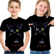 Cat In The Shadow 3D Kid T-Shirt
