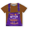 This witch can be bribed with chocolate Kid Shirt