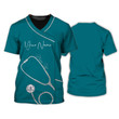 Custom Nurse Uniform Nursing Tools 3D Shirts Nurse Tshirt