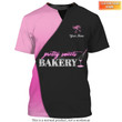 Pretty Sweets Bakery Custom T-Shirt Baking Uniform Bakery Tool Tshirt [Non-Workwear]