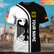 Germany Personalized Name 3D Tshirt