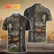 Deer Hunting Personalized 3D Polo Shirt