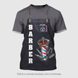 Barber T Shirt Custom Barber Apron, Barber Shirts Barber T Shirt Design Custom Barber Shirts