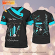 Hairdresser Tools Personalized 3D Tshirt Tad (Non Workwear)