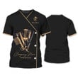 Gold Fashion Hair Stylist T Shirt Salon Uniform Hairstylist Custom T-shirt