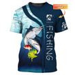 Fishing Custom Tee Shirt Fisher 3D Tshirt Fishing Make Me Happy