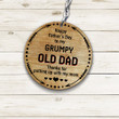 Father's Day Is Comming - Gift For Old Dad - 3D Keychain 2547