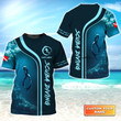 Personalized 3D Scuba Diving Adventure T-Shirt for Men Women Diver Sport Ocean Lover Adventure Gifts
