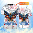 One Nation Under God Personalized Name 3D Tshirt