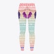 Leather Pattern Native 3D Leggings Active