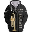 Trumpet Shirt for Men and Women 3D Tshirt Hoodie New