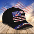 Custom Embroidery Cap - U.S Veteran - I Love Freedom I Wore Dog Tags I Have A DD-214