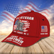 Personalized U.S. Veterans Embroidery Cap - Don't Thank Me, Thank My Brother Who Never Comeback