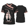 Nailsbyeuridice Shirts Black Pink Custom Nails Uniform T-shirt