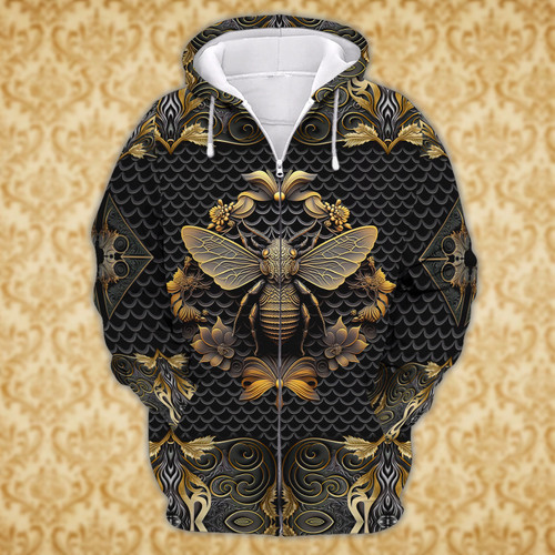 Bee Love 3D Hoodie Tshirt