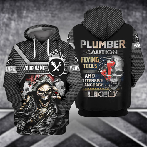Plumber 3D All Over Printed Hoodie T Shirt