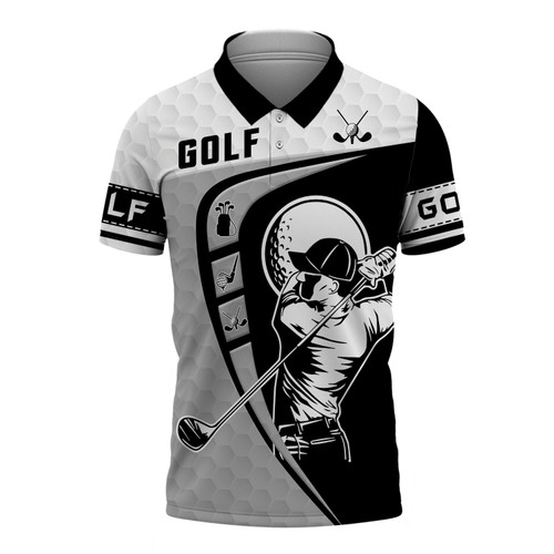 Super Cool Golf Player Golf 3D Polo TShirt Hoodie For Golfers