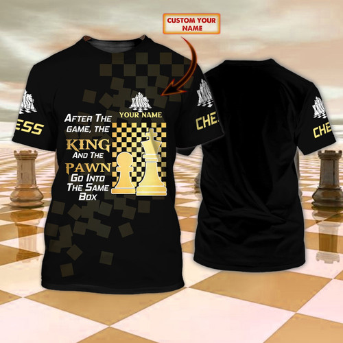 Chess 01 Ct220721 - Personalized Name 3D T Shirt - Ha97
