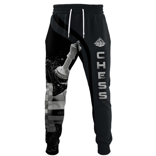 Chess Personalized Name 3D Sweatpants Chess Jogger