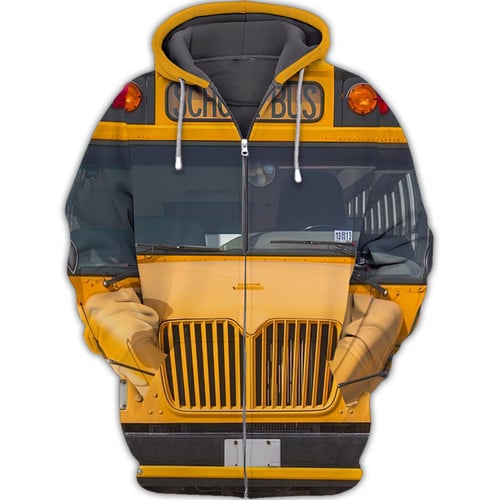 Bus Driver, School Bus Custom 3D Best Gifts Hoodie Tshirt
