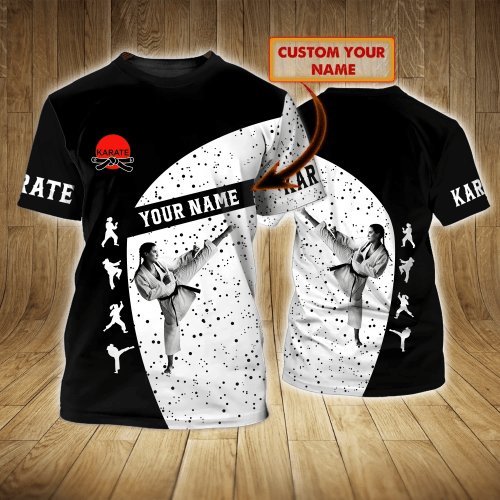 Karate 07 - Personalized Name 3D Tshirt - Nt168