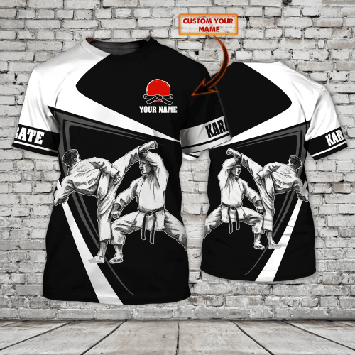 Karate 2 - Personalized Name 3D Tshirt - Nt168