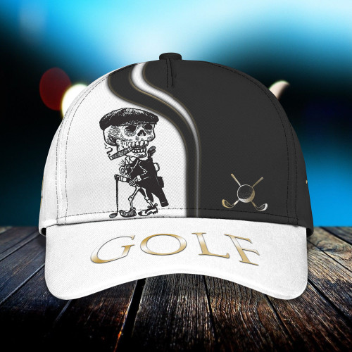 Golfer Classic Cap Golf Custom Name 3D Baseball Cap 02