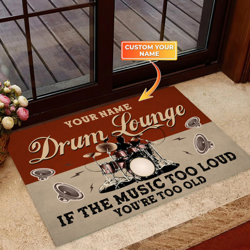 Drum Set Music Doormat