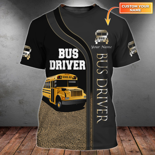 Bus Driver 3D Shirts Bus Driver Lover Shirts