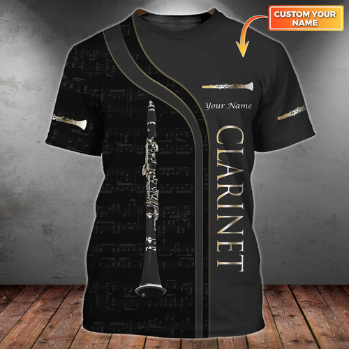 Clarinet 3D Shirts Clarinet Lover Shirts