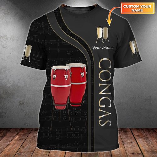 Congas 3D Shirts Tuba Lover Shirts